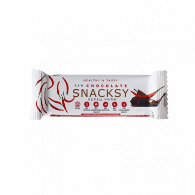 Батончик Raw Chocolate с перцем чили Snacksy