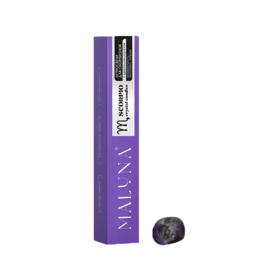 Астро-свечи с кристаллом-амулетом для Скорпионов Maluna